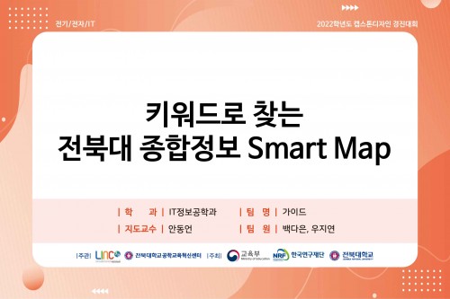 키워드로 찾는 전북대 종합정보 Smart map