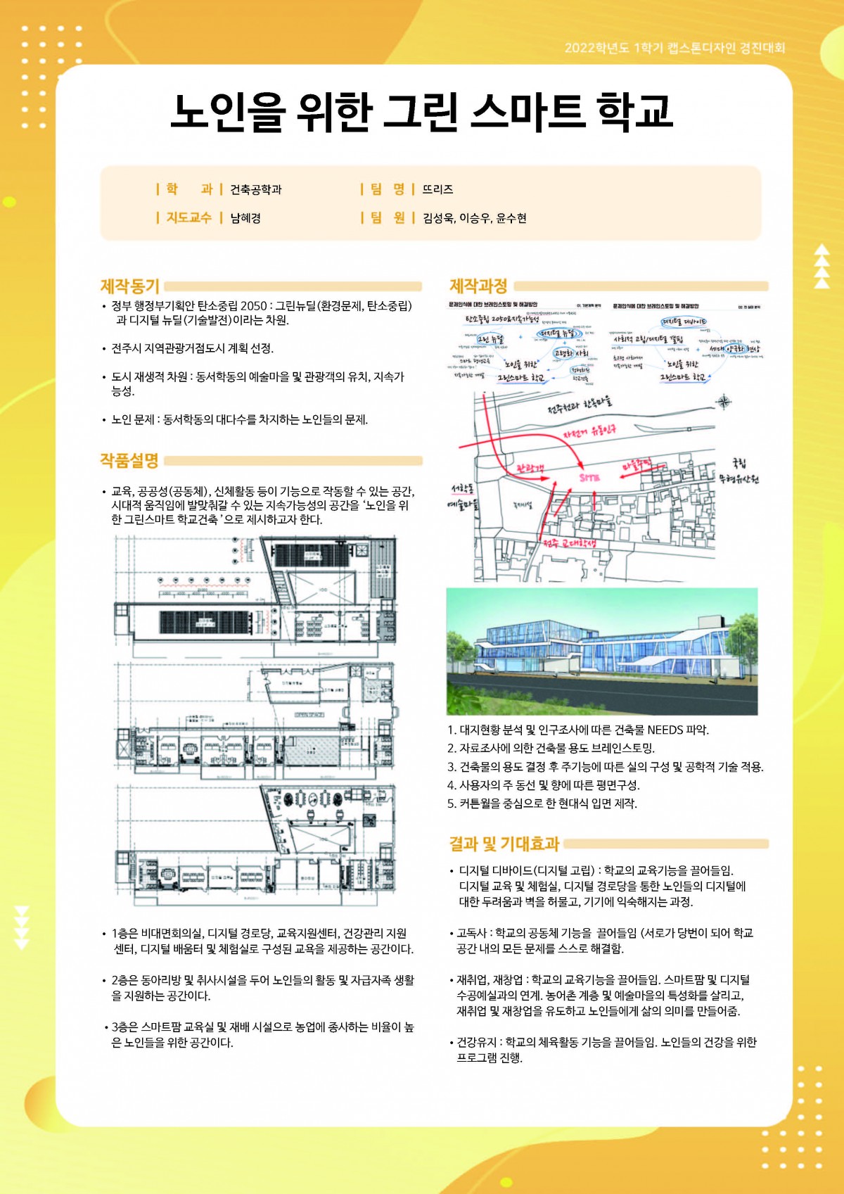 노인을 위한 그린 스마트 학교