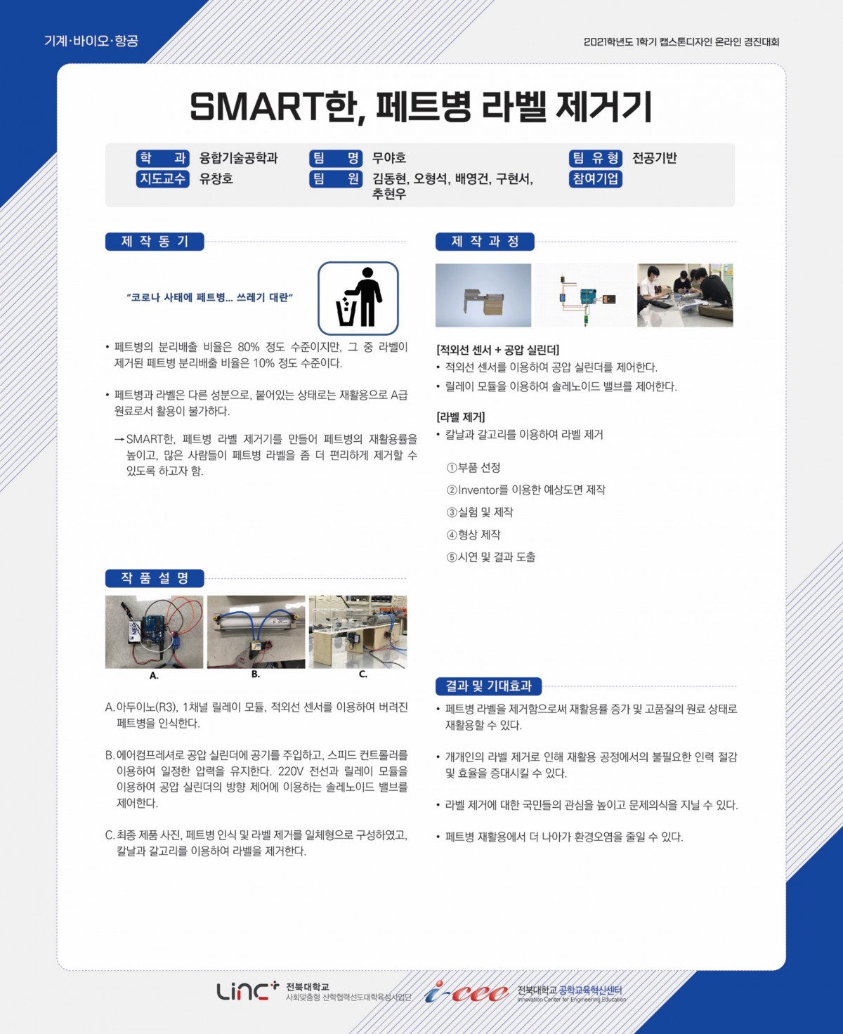 스마트 페트병 라벨 제거기